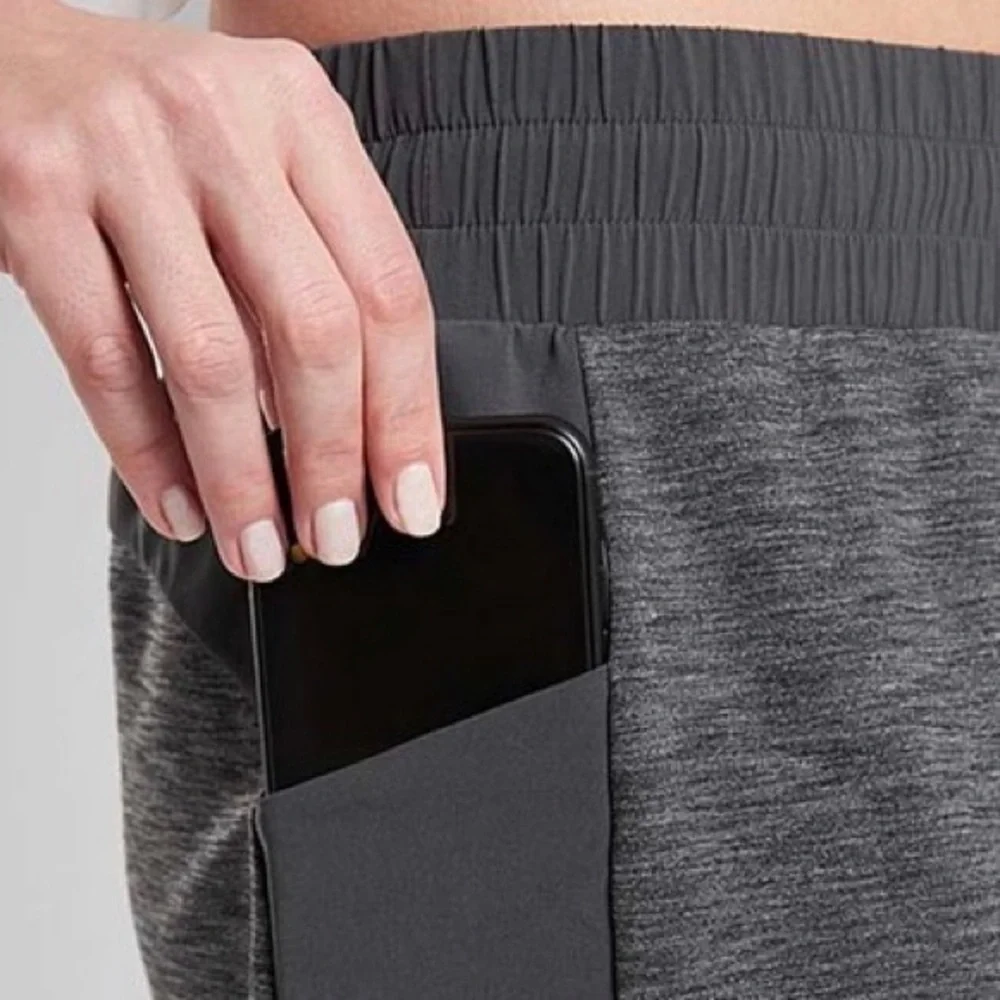 Athleta Excursion Hybrid Skort Black Heather Medium